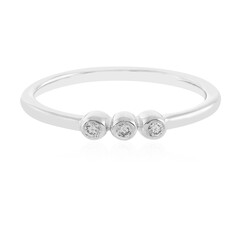 Anello in argento con Diamante I2 (H)