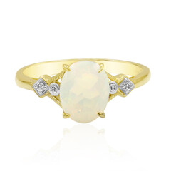 Anello in oro con Opale di Welo (Adela Gold)