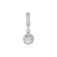Ciondolo in argento con Zaffiro Bianco