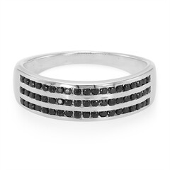 Anello in argento con Spinello Nero