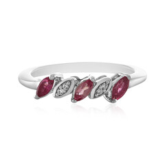 Anello in argento con Tormalina Rosa