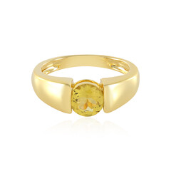 Anello in argento con Berillo Giallo