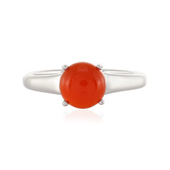 Anello in argento con Corniola