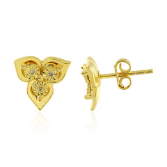 Orecchini in argento con Diamante PK (J)