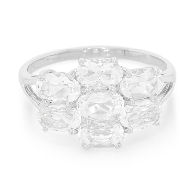 Anello in argento con Goshenite