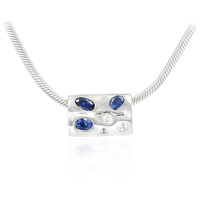 Collana in argento con Zaffiro di Laos