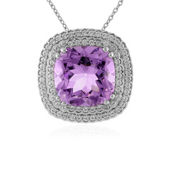 Collana in argento con Ametista Rose de France
