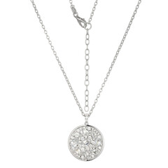 Collana in argento con Topazio Bianco (Adela Silber)