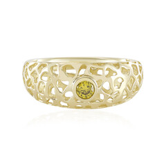 Anello in oro con Diamante Giallo I2 (Ornaments by de Melo)