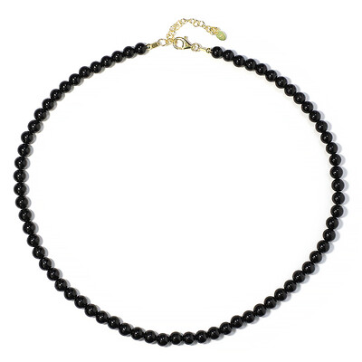 Collana in argento con Tormalina Nera