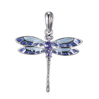 Ciondolo in argento con Iolite