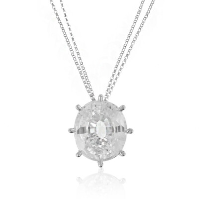 Collana in platino con Zircone Preah Vihear (de Melo)