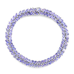 Bracciale in argento con Tanzanite