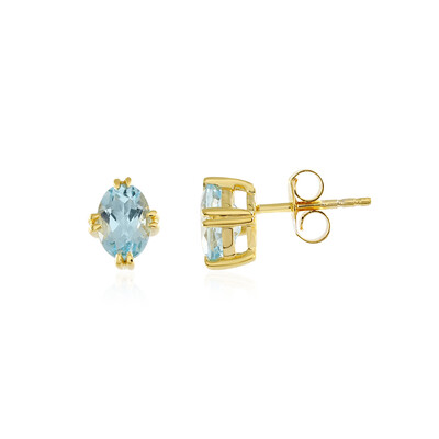 Orecchini in argento con Topazio Blu Cielo