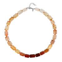 Collana in argento con Corniola
