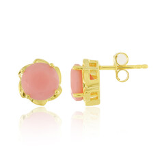 Orecchini in argento con Opale Rosa