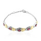 Bracciale in argento con Rodolite della Rift Valley (Remy Rotenier)