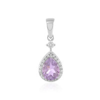 Ciondolo in argento con Ametista Rose de France