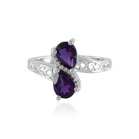 Anello in argento con Ametista