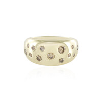 Anello in oro con Diamante Champagne I2 (de Melo)