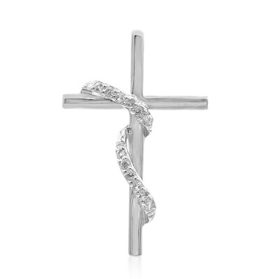 Ciondolo in argento con Topazio Bianco
