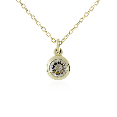 Collana in oro con Diamante Cioccolato VS3