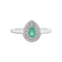 Anello in argento con Smeraldo Russo