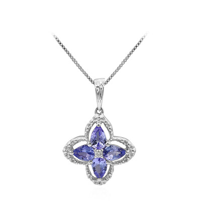 Collana in argento con Tanzanite
