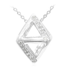 Collana in argento con Topazio Bianco