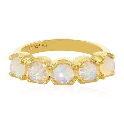 Anello in argento con Opale di Welo