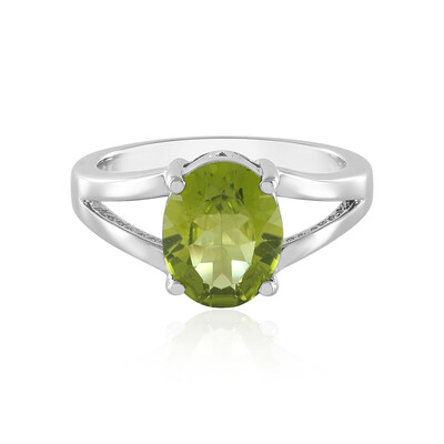 Anello in argento con Peridoto