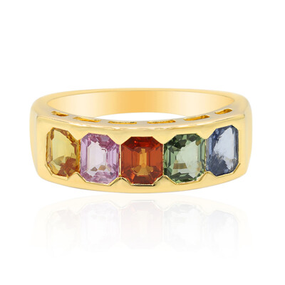 Anello in oro con Zaffiro Fancy (Adela Gold)