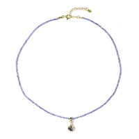 Collana in argento con Tanzanite