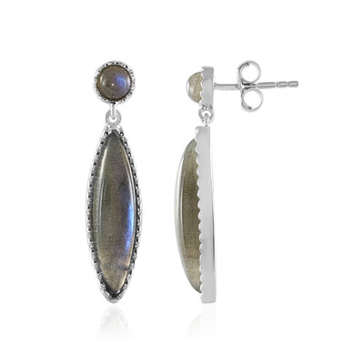 Orecchini in argento con Labradorite