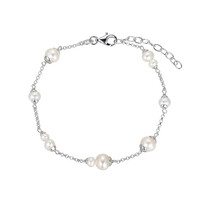 Bracciale in argento con Perla di Acqua Dolce