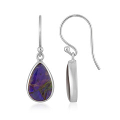 Orecchini in argento con Ammolite