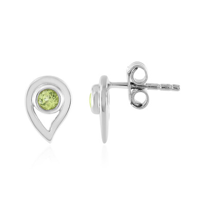 Orecchini in argento con Peridoto