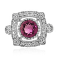Anello in argento con Fluorite Rosa del Messico
