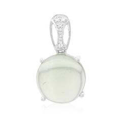 Ciondolo in argento con Ametista Verde