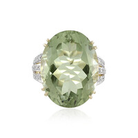Anello in oro con Ametista Verde Rio Grande