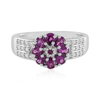 Anello in argento con Rodolite