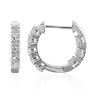 Orecchini in argento con Topazio Bianco