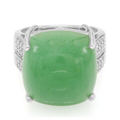 Anello in argento con Avventurina