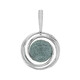 Ciondolo in argento con Fuchsite (dagen)