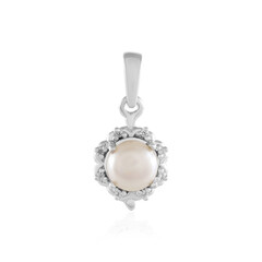 Ciondolo in argento con Perla d'Acqua Dolce Bianca