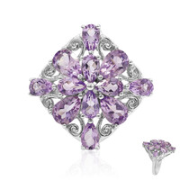 Anello in argento con Ametista