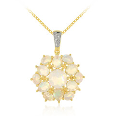 Collana in argento con Opale di Welo