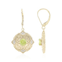 Orecchini in oro con Sfene