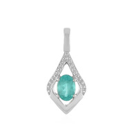 Ciondolo in argento con Apatite Blu