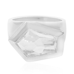 Anello in argento con Quarzo Bianco